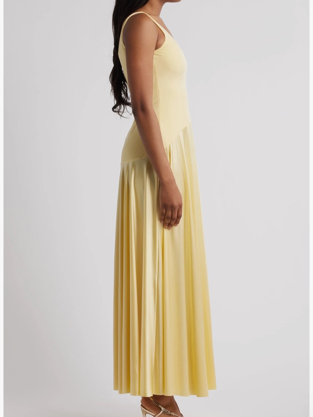 Rare London Yellow Maxi Dress - Picture 2 of 10